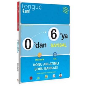 Tonguç Akademi Yayınları 0 Dan 6 Ya Sayısal Konu Anlatımlı Soru Bankası