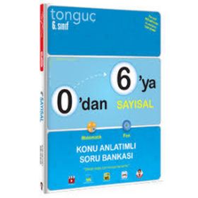 Tonguç Akademi Yayınları 0 Dan 6 Ya Sayısal Konu Anlatımlı Soru Bankası