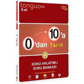 Tonguç Akademi Yayınları 0'dan 10'a Tarih Konu Anlatımlı Soru Bankası