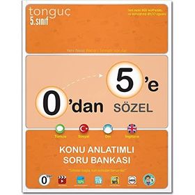 Tonguç Akademi Yayınları - 0'dan 5'e Sözel Konu Anlatımlı Soru Bankası