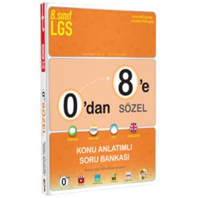 Tonguç Akademi Yayınları 0'dan 8'e Sözel Konu Anlatımlı Soru Bankası