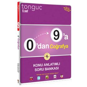 Tonguç Akademi Yayınları 0'dan 9'a Coğrafya Konu Anlatımlı Soru Bankası