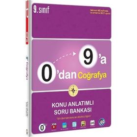 Tonguç Akademi Yayınları 0'dan 9'a Coğrafya Konu Anlatımlı Soru Bankası