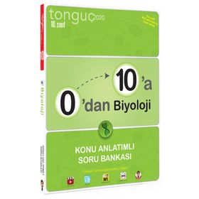 Tonguç Akademi Yayınları 10.Sınıf 0'dan 10'a Biyoloji Konu Anlatımlı Soru Bankası