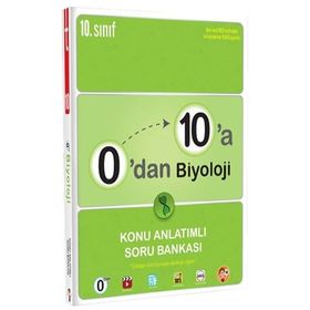 Tonguç Akademi Yayınları 10.Sınıf 0'dan 10'a Biyoloji Konu Anlatımlı Soru Bankası