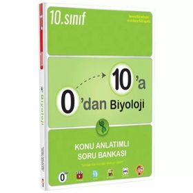 Tonguç Akademi Yayınları 10.Sınıf 0'dan 10'a Biyoloji Konu Anlatımlı Soru Bankası
