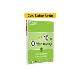 Tonguç Akademi Yayınları 10.Sınıf 0'dan 10'a Biyoloji Konu Anlatımlı Soru Bankası