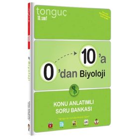 Tonguç Akademi Yayınları 10.Sınıf 0'dan 10'a Biyoloji Konu Anlatımlı Soru Bankası