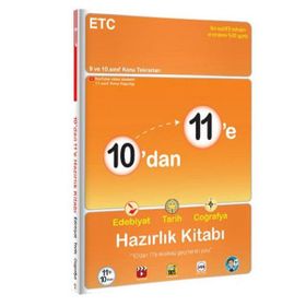 Tonguç Akademi Yayınları 10?dan 11?e Edebiyat Tarih Cografya Hazirlik Kitabi
