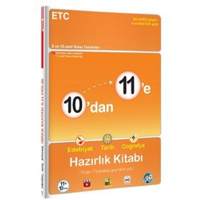 Tonguç Akademi Yayınları 10?dan 11?e Edebiyat Tarih Cografya Hazirlik Kitabi