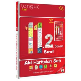 Tonguç Akademi Yayınları 11. Sınıf 2. Dönem Akıl Haritaları Seti