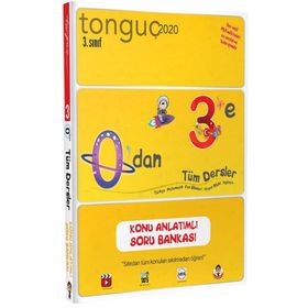 Tonguç Akademi Yayınları 3. Sınıf 0'dan 3'e Tüm Dersler Konu Anlatımlı Soru Bankası