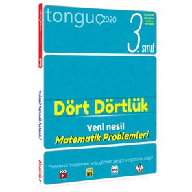 Tonguç Akademi Yayınları 3. Sınıf Dört Dörtlük Yeni Nesil Matematik Problemleri