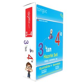 Tonguç Akademi Yayınları 3'ten 4'e Hazırlık Seti Telafi Eğitimi Ön Hazırlık