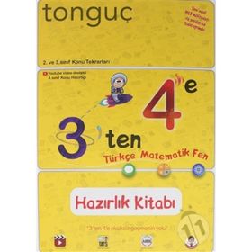 Tonguç Akademi Yayınları 3'ten 4'e Hazırlık Seti Telafi Eğitimi Ön Hazırlık