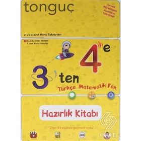 Tonguç Akademi Yayınları 3'ten 4'e Yeni Hazırlık Kitabı