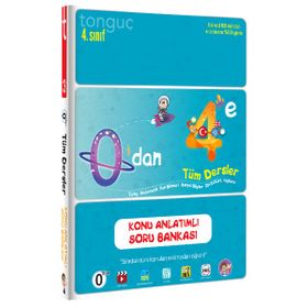 Tonguç Akademi Yayınları 4. Sınıf 0'dan 4'e Tüm Dersler Konu Anlatımlı Soru Bankası