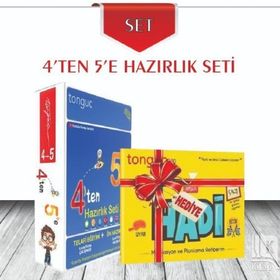 Tonguç Akademi Yayınları 4'ten 5'e Hazırlık Seti Telafi Eğitimi Ön Hazırlık