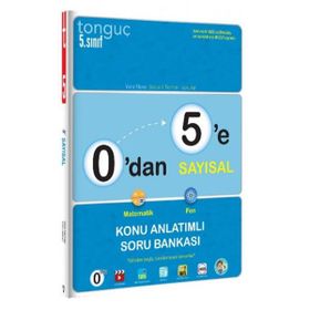 Tonguç Akademi Yayınları 5 Sınıf 0'dan 5'e Sayısal Konu Anlatımlı Soru Bankası