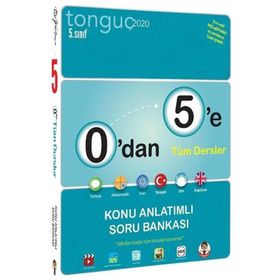 Tonguç Akademi Yayınları 5.Sınıf 0'dan 5'e Tüm Dersler Konu Anlatımlı Soru Bankası