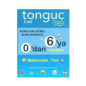 Tonguç Akademi Yayınları 6. Sınıf 0'dan 6'a Sayısal Konu Anlatımlı Soru Bankası