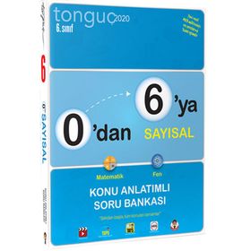 Tonguç Akademi Yayınları 6. Sınıf 0'dan 6'a Sayısal Konu Anlatımlı Soru Bankası