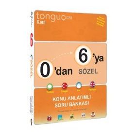 Tonguç Akademi Yayınları 6. Sınıf 0'dan 6'ya Sözel Konu Anlatımlı Soru Bankası