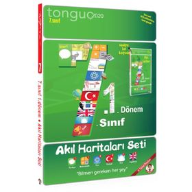 Tonguç Akademi Yayınları 7. Sınıf 1. Dönem Akıl Haritaları Seti - kollektif