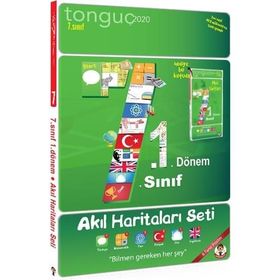 Tonguç Akademi Yayınları 7. Sınıf 1. Dönem Akıl Haritaları Seti - kollektif
