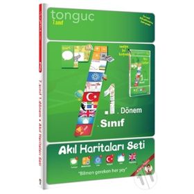 Tonguç Akademi Yayınları 7. Sınıf 1. Dönem Akıl Haritaları Seti - kollektif