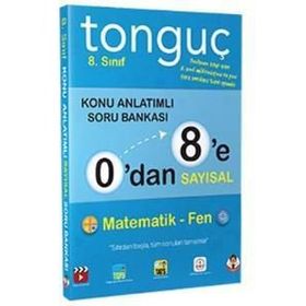 Tonguç Akademi Yayınları 8. Sınıf 0'dan 8'e Sayısal Konu Anlatımlı Soru Bankası