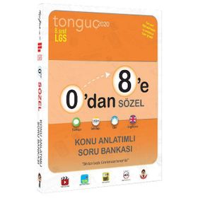 Tonguç Akademi Yayınları 8. Sınıf 0'dan 8'e Sözel Konu Anlatımlı Soru Bankası