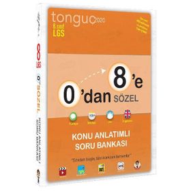 Tonguç Akademi Yayınları 8. Sınıf 0'dan 8'e Sözel Konu Anlatımlı Soru Bankası