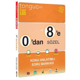 Tonguç Akademi Yayınları 8. Sınıf 0'dan 8'e Sözel Konu Anlatımlı Soru Bankası