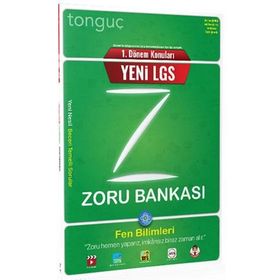 Tonguç Akademi Yayınları 8. Sınıf 1. Dönem Konuları Fen Bilimleri Zoru Bankası