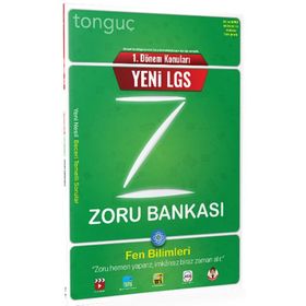 Tonguç Akademi Yayınları 8. Sınıf 1. Dönem Konuları Fen Bilimleri Zoru Bankası