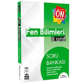 Tonguç Akademi Yayınları 8. Sınıf 1. Dönem Konuları Fen Bilimleri Zoru Bankası