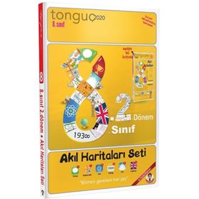 Tonguç Akademi Yayınları 8. Sınıf 2. Dönem Akıl Haritaları Seti