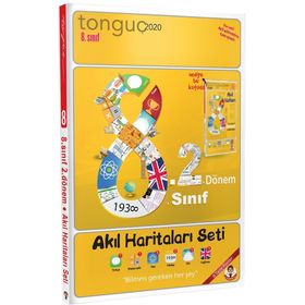 Tonguç Akademi Yayınları 8. Sınıf 2. Dönem Akıl Haritaları Seti