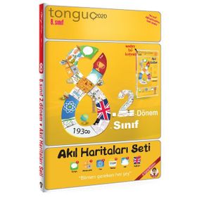 Tonguç Akademi Yayınları 8. Sınıf 2. Dönem Akıl Haritaları Seti