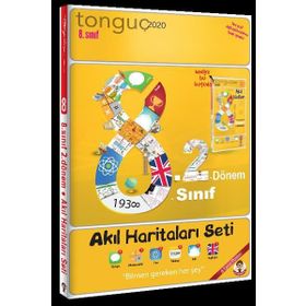 Tonguç Akademi Yayınları 8. Sınıf 2. Dönem Akıl Haritaları Seti