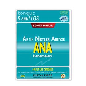 Tonguç Akademi Yayınları 8. Sınıf LGS 1. Dönem Ana Denemeleri