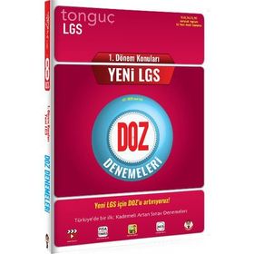 Tonguç Akademi Yayınları 8. Sınıf LGS 1. Dönem Doz Denemeleri