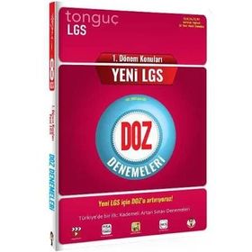 Tonguç Akademi Yayınları 8. Sınıf LGS 1. Dönem Doz Denemeleri