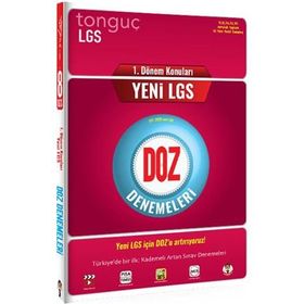 Tonguç Akademi Yayınları 8. Sınıf LGS 1. Dönem Doz Denemeleri