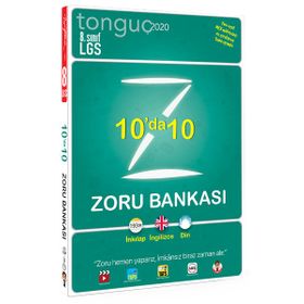 Tonguç Akademi Yayınları 8. Sınıf LGS 10'da 10 Zoru Bankası
