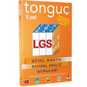 Tonguç Akademi Yayınları 8. Sınıf Lgs Sözel Mantık Sayısal Analiz Soruları