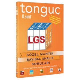 Tonguç Akademi Yayınları 8. Sınıf Lgs Sözel Mantık Sayısal Analiz Soruları