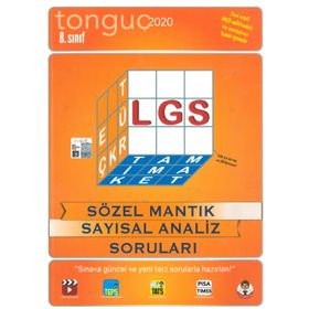 Tonguç Akademi Yayınları 8. Sınıf Lgs Sözel Mantık Sayısal Analiz Soruları