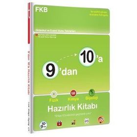 Tonguç Akademi Yayınları 9'dan 10'a Fizik Kimya Biyoloji Hazırlık Kitabı
